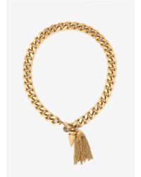 Ela Stone | Metallic Tassel Spike Chain Bracelet | Lyst
