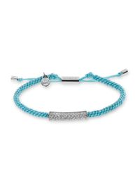 Michael Kors | Metallic Logo Plaque Bead Bracelet | Lyst