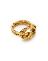 Aurelie Bidermann | Metallic Lasso Ring | Lyst