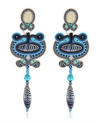 Dori Csengeri | Blue Icarus Earrings | Lyst