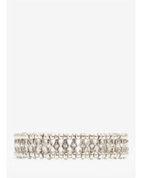 Philippe Audibert | White Rhinestone Set Bracelet | Lyst