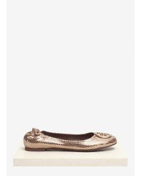 tory burch snake print flats