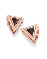 Eddie Borgo | Pink Agate Collar Tip Clips | Lyst