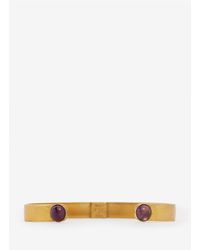 Ela Stone | Metallic Ana Stone Adjustable Cuff | Lyst