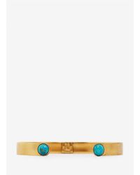 Ela Stone | Green Ana Stone Adjustable Cuff | Lyst