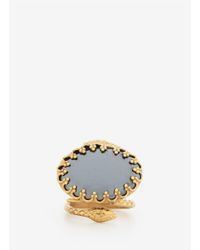 Ela Stone | Black Snake Stone Ring | Lyst