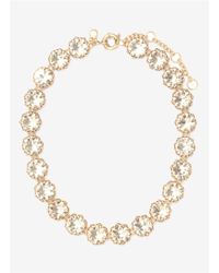 J.Crew | Metallic Crystal Wreath Necklace | Lyst