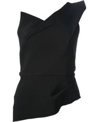 Roland Mouret | Black 'caxton' Blouse | Lyst