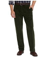 Brooks Brothers Green Elliot 8wale Corduroy Pants for men