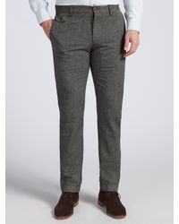 Dockers Slim Fit Alpha Herringbone Trousers in Gray for Men (Grey) | Lyst