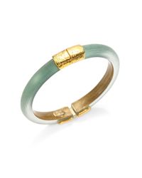 Alexis Bittar | Green Lucite Bangle Bracelet | Lyst