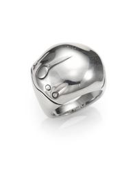 John Hardy | Metallic Bamboo Sterling Silver Dome Ring | Lyst