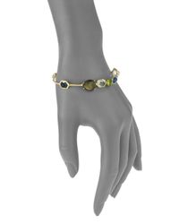 Ippolita | Multicolor Multi Gemstone and 18k Yellow Gold Bracelet | Lyst