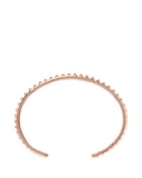 Eddie Borgo | Pink Pyramid Studs Skinny Cuff | Lyst