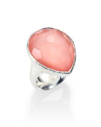 Ippolita | Metallic Blush Doublet Gemstone and Sterling Silver Ring | Lyst
