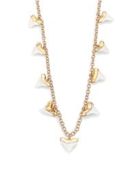Nest | Metallic Shark Tooth Chain Link Necklace | Lyst