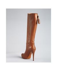 gucci tan boots