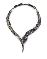 Alexis Bittar | Multicolor Semiprecious Multistone Snake Necklace | Lyst