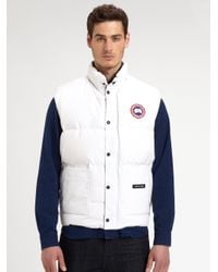 canada goose Vests White canada goose Vests White
