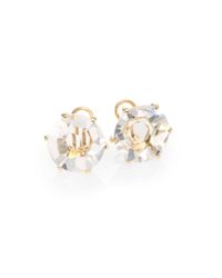 Ippolita | Metallic Gemma Collection Clear Quartz and 18k Yellow Gold Earrings | Lyst