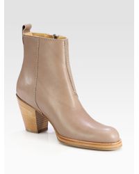 Acne Studios | Natural Pistol Short Boot | Lyst
