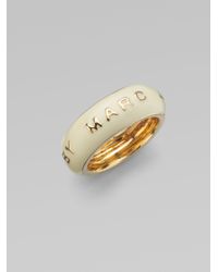 Marc By Marc Jacobs | Natural Signature Ring | Lyst