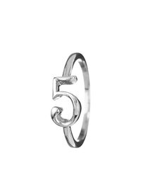 Lulu Frost | Metallic Code Sterling Silver 5 Ring | Lyst