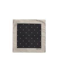Alexander McQueen | Gray Skull Print Silk Pocket Square for Men | Lyst