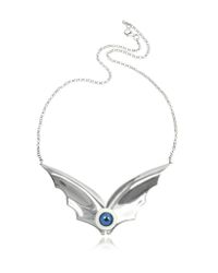 Bernard Delettrez - Metallic Silver Bat Necklace with Eye - Lyst