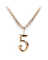 Lulu Frost - Metallic Code 14kt 5 Necklace - Lyst