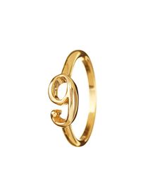 Lulu Frost - Metallic Code 14kt 9 Ring - Lyst