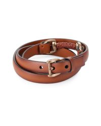 Gucci | Brown Multistrap Horsebit Bracelet for Men | Lyst