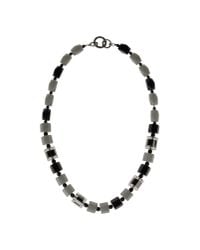 Emporio Armani | Gray Necklace | Lyst
