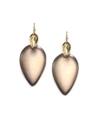 Alexis Bittar | Gray Lucite Pear Drop Earrings | Lyst