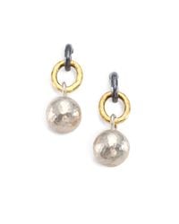 Gurhan | Metallic Balloon 24k Yellow Gold & Sterling Silver Drop Earrings | Lyst