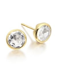 Monica Vinader | White Isla Studs | Lyst