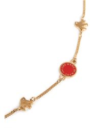 Marc By Marc Jacobs | Red Bird Motif Long Medley Necklace | Lyst