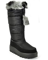 Pajar | Tobogan - Black Nylon Platform Winter Boot | Lyst