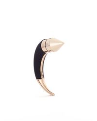 Givenchy | Black Bi-colour Magnetic Single Earring | Lyst
