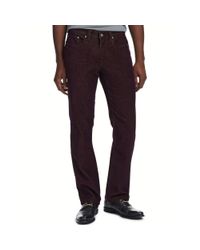 two tone corduroy pants