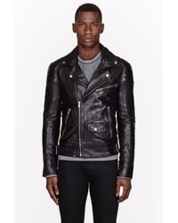 Lyst - Blk dnm Black Leather 31 Biker Jacket in Black for Men