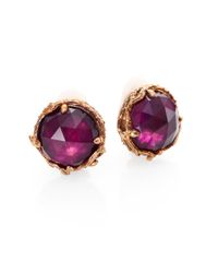 Stephen Dweck | Purple Rock Crystal and Mother of Pearl Earrings | Lyst