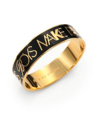 kate spade new york | Metallic Boys Make Passes Enamel Bangle | Lyst
