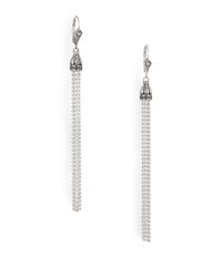 Lagos | Metallic Sterling Silver Fringe Earrings | Lyst