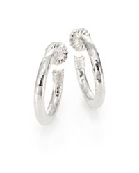Ippolita | Metallic Glamazon Sterling Silver #2 Hoop Earrings/0.8 | Lyst