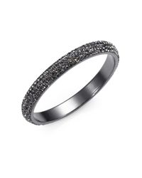 ABS By Allen Schwartz | Gray Pavé Bangle Bracelet | Lyst