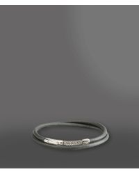 Emporio Armani | Gray Bracelet for Men | Lyst
