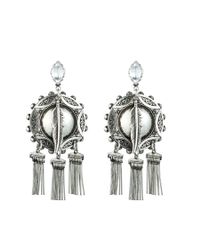 DANNIJO - Metallic Shelton Earrings - Lyst