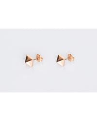 Eddie Borgo | Pink Pyramid Stud Earrings | Lyst
