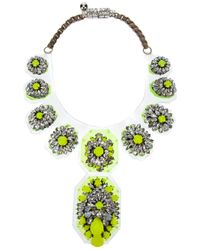 Shourouk | Yellow Mini Coddington Necklace | Lyst